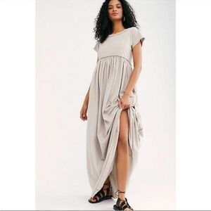 Free People Carissa tee maxi dress